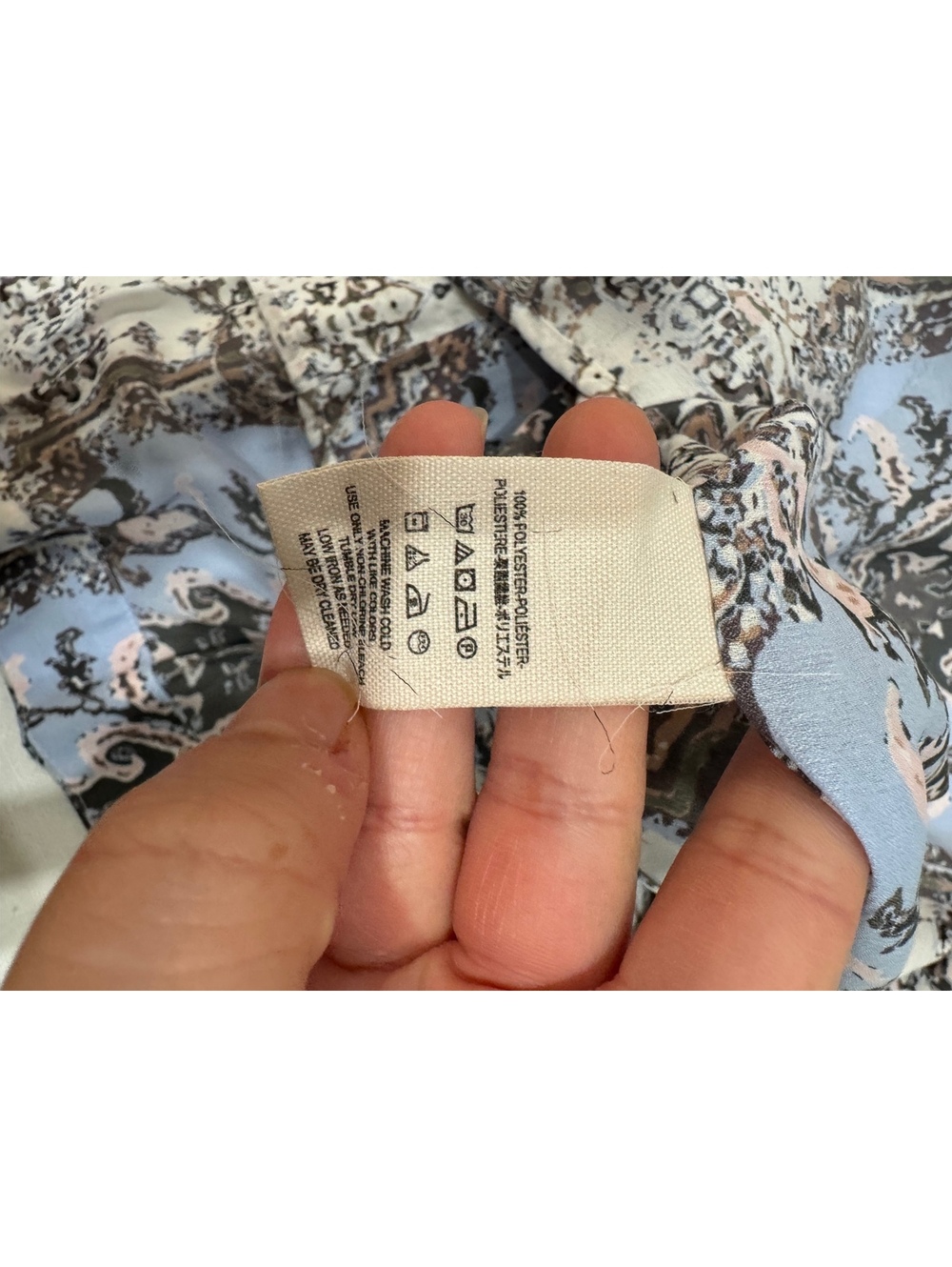 Free People Boho Paisley Print Sleeveless V-Neck Cami Tank Top Medium - Picture 6 of 9